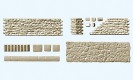 18219 Preiser Pavement and quarrystone wall combination kit